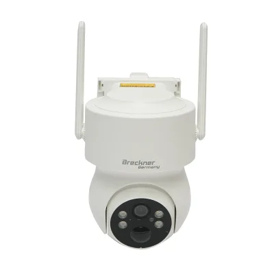 Telecamera di sorveglianza 4 MP con pannello solare 5W, batteria 18650 a ricarica rapida, WIFI 2.4 GHz, rotazione 360° PTZ con sensore di movimento, rilevamento umano PIR, allarme, visione notturna e applicazione iCSee - immagine 5