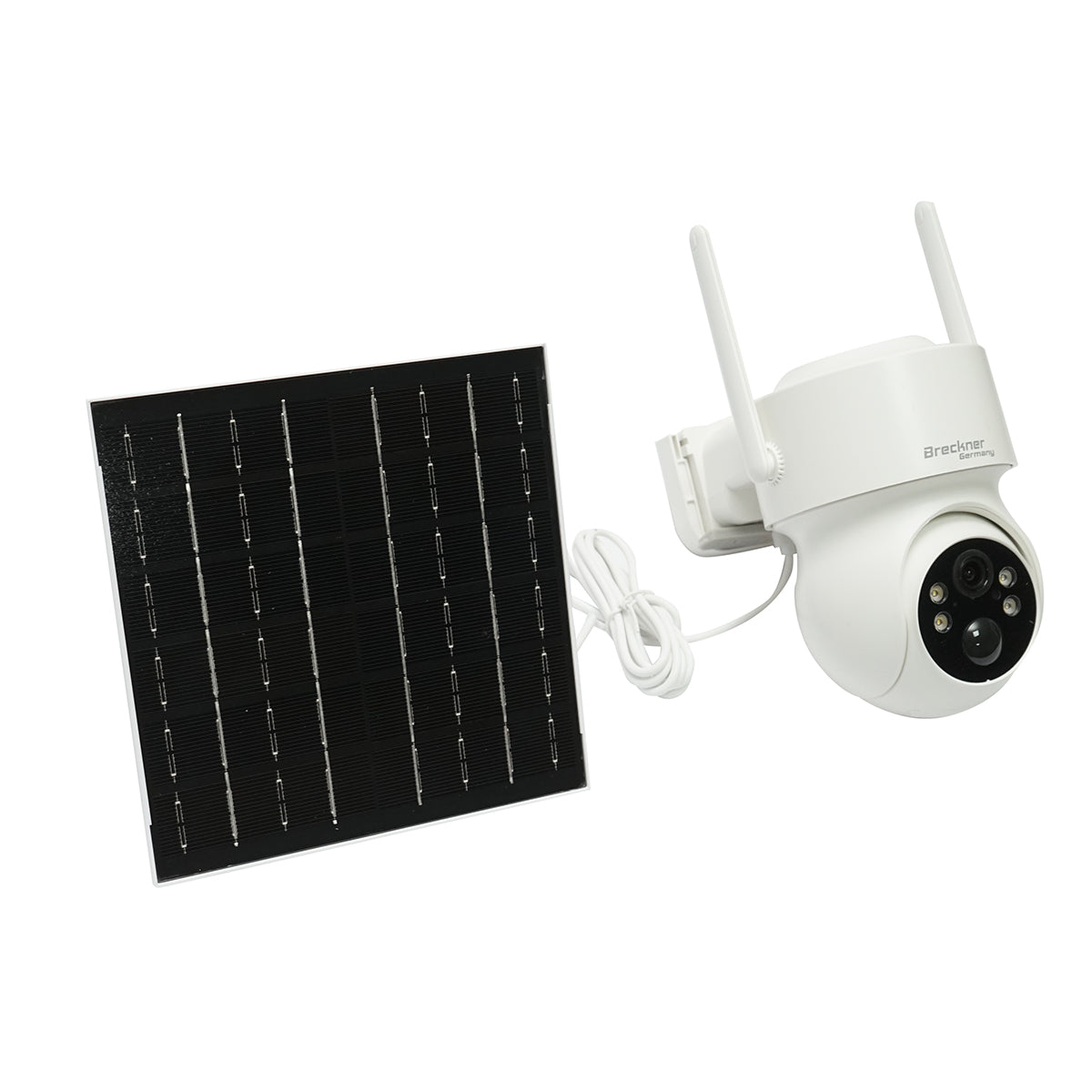 Telecamera di sorveglianza 4 MP con pannello solare 5W, batteria 18650 a ricarica rapida, WIFI 2.4 GHz, rotazione 360° PTZ con sensore di movimento, rilevamento umano PIR, allarme, visione notturna e applicazione iCSee - immagine 4