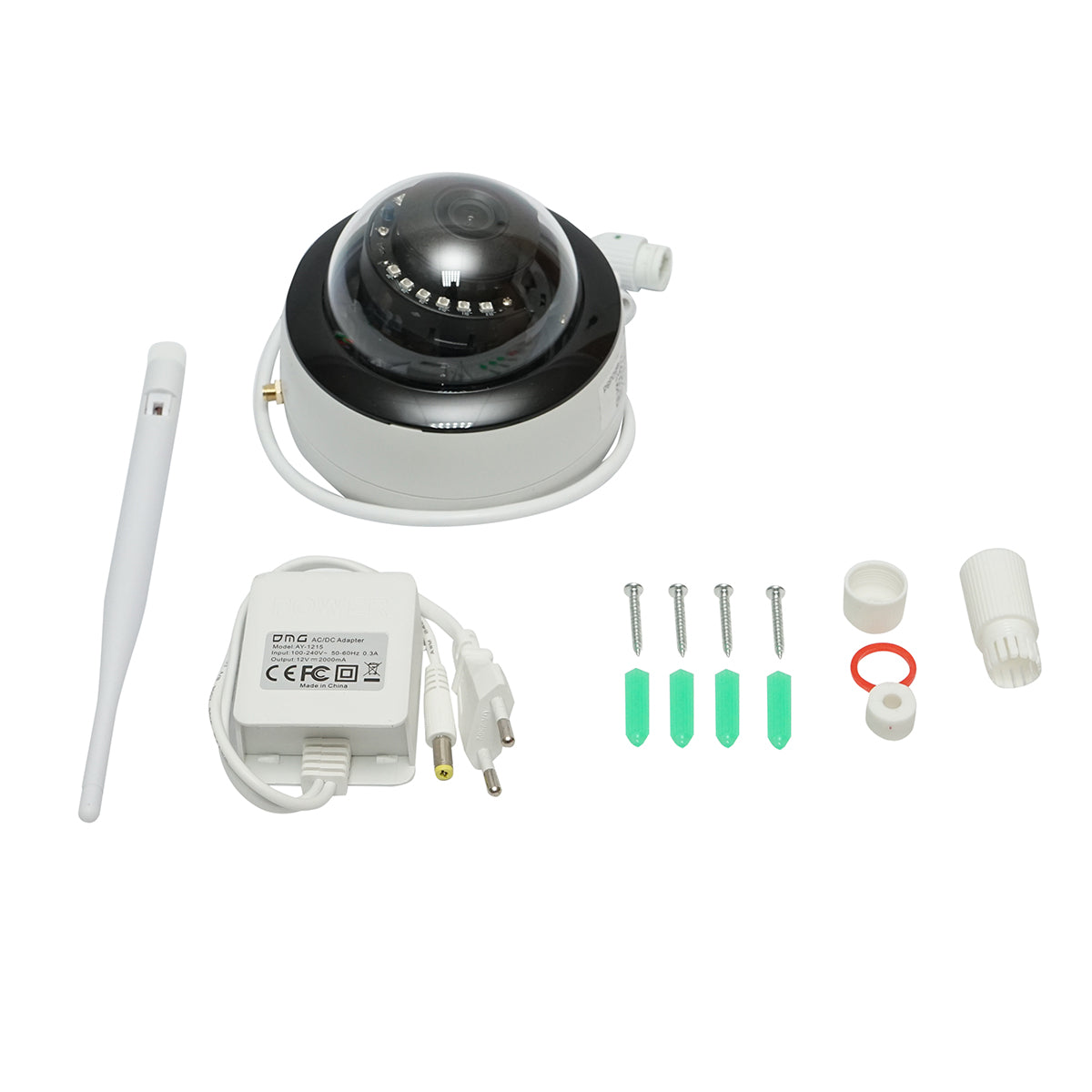 Telecamera di sorveglianza 5 MP, P2P WIFI 2.4GHz, rotazione 360° PTZ con sensore di movimento, rilevamento umano e applicazione iCSee - immagine 2