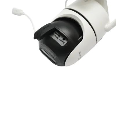 Telecamera di sorveglianza a doppia lente da 4 MP, Wi-Fi P2P a 2,4 GHz, PTZ a 360 gradi, sirena, rilevamento umano tramite IA e applicazione iCSee. - immagine 6