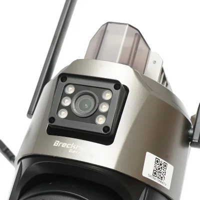 Telecamera di sorveglianza a doppia lente da 6 MP, Wi-Fi P2P, PTZ rotante a 360° con sensore di movimento, sirena, rilevamento persone e applicazione iCSee - immagine 6