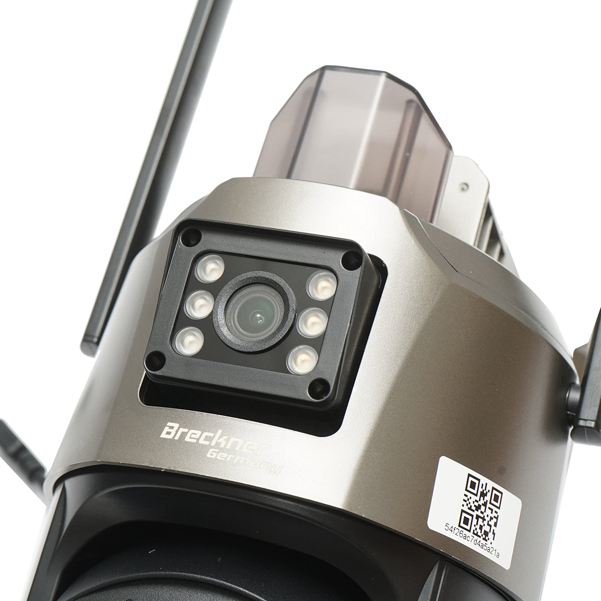 Telecamera di sorveglianza a doppia lente da 6 MP, Wi-Fi P2P, PTZ rotante a 360° con sensore di movimento, sirena, rilevamento persone e applicazione iCSee - immagine 6
