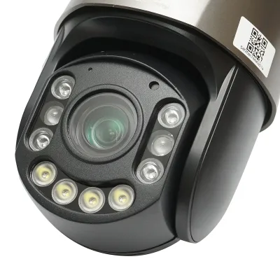 Telecamera di sorveglianza a doppia lente da 6 MP, Wi-Fi P2P, PTZ rotante a 360° con sensore di movimento, sirena, rilevamento persone e applicazione iCSee - immagine 5