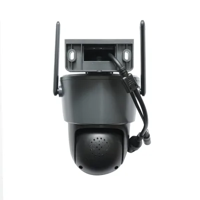 Telecamera di sorveglianza con 3 lenti, 3 obiettivi da 6 MP, WIFI 2.4GHz, rotazione a 360 gradi PTZ con sensore di movimento, allarme, rilevamento umano e applicazione IPC360 Home - immagine 4