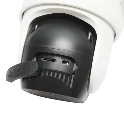 Telecamera di sorveglianza con 3 lenti, 3 obiettivi da 8 MP, 2 CPU dual control, P2P WIFI 2.4G, PTZ con sensore di movimento, allarme, visione notturna, rilevamento umano AI e applicazione iCSee - immagine 5