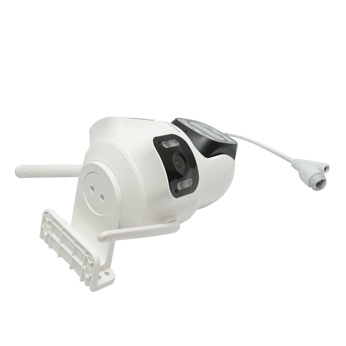 Telecamera di sorveglianza con 3 lenti, 3 obiettivi da 8 MP, 2 CPU dual control, P2P WIFI 2.4G, PTZ con sensore di movimento, allarme, visione notturna, rilevamento umano AI e applicazione iCSee - immagine 6