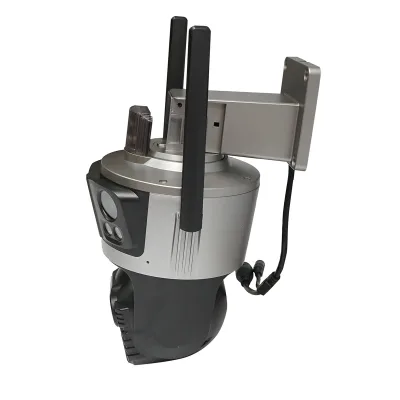 Telecamera di sorveglianza con 3 lenti, 3 obiettivi da 8 MP, 2 CPU dual control, P2P WIFI 2.4G, PTZ con sensore di movimento, allarme, visione notturna, rilevamento umano AI e applicazione iCSee - immagine 3