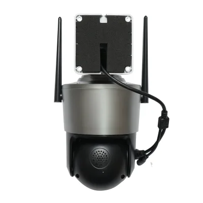 Telecamera di sorveglianza con 4 lenti, 3 obiettivi da 12 MP, 2 CPU dual control, P2P WIFI 2.4G, PTZ con sensore di movimento, allarme, visione notturna, rilevamento umano AI e applicazione iCSee - immagine 4