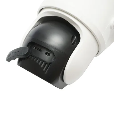 Telecamera di sorveglianza con 4 lenti, 3 obiettivi da 12 MP, 2 CPU dual control, P2P WIFI 2.4GHz, PTZ con sensore di movimento, visione notturna a colori, rilevamento umano AI e applicazione iCSee - immagine 6