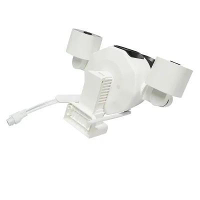Telecamera di sorveglianza con 4 lenti, 3 obiettivi da 16 MP, WIFI 2.4GHz, rotazione a 360 gradi PTZ con sensore di movimento, zoom 10X, allarme, visione notturna IR, rilevamento umano e applicazione IPC360 Home - immagine 6