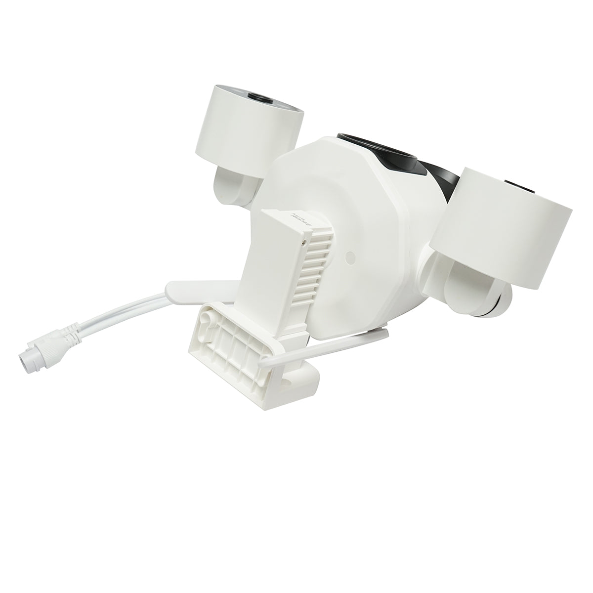Telecamera di sorveglianza con 4 lenti, 3 obiettivi da 16 MP, WIFI 2.4GHz, rotazione a 360 gradi PTZ con sensore di movimento, zoom 10X, allarme, visione notturna IR, rilevamento umano e applicazione IPC360 Home - immagine 6