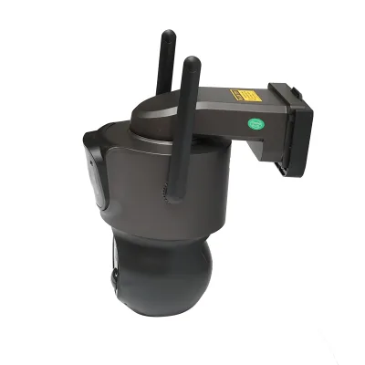 Telecamera di sorveglianza con lente doppia 4 MP, pannello solare 7.6W, batteria 18650 a ricarica rapida, WIFI 2.4 GHz, rotazione 360° PTZ con sensore di movimento, rilevamento umano PIR, allarme, visione notturna e applicazione iCSee - immagine 5