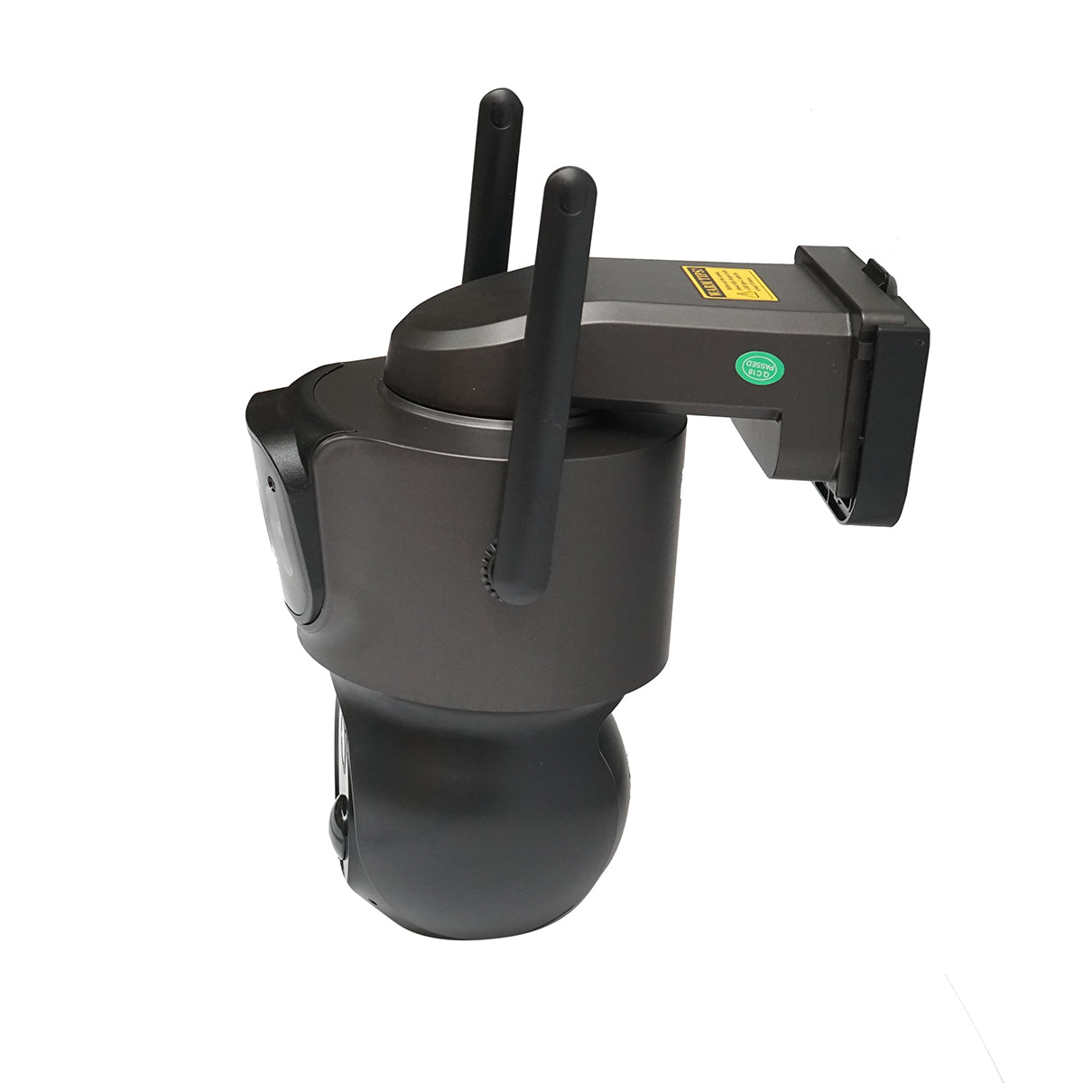 Telecamera di sorveglianza con lente doppia 4 MP, pannello solare 7.6W, batteria 18650 a ricarica rapida, WIFI 2.4 GHz, rotazione 360° PTZ con sensore di movimento, rilevamento umano PIR, allarme, visione notturna e applicazione iCSee - immagine 5