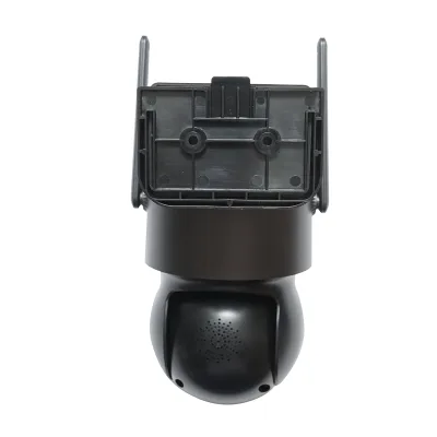 Telecamera di sorveglianza con lente doppia 4 MP, pannello solare 7.6W, batteria 18650 a ricarica rapida, WIFI 2.4 GHz, rotazione 360° PTZ con sensore di movimento, rilevamento umano PIR, allarme, visione notturna e applicazione iCSee - immagine 4