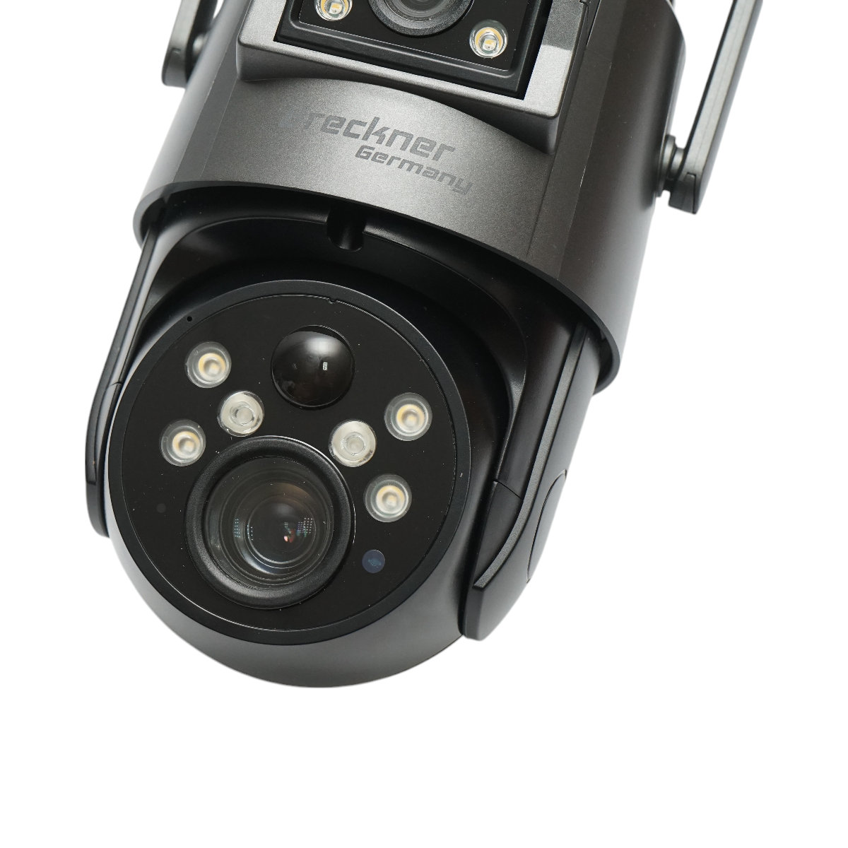 Telecamera di sorveglianza con lente doppia 6 MP, 4G, WIFI 2.4 GHz, pannello solare, batteria da 10.000 mAh, controllo PTZ a 360°, rilevamento umano PIR, visione notturna e applicazione Ubox - immagine 6