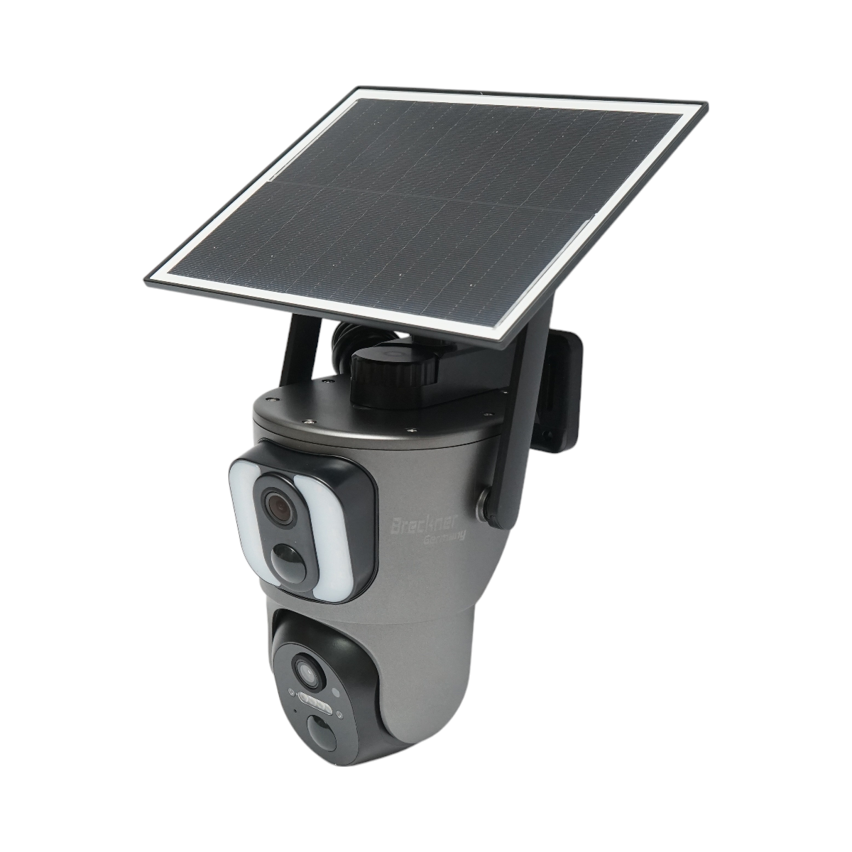 Telecamera di sorveglianza con lente doppia 6 MP, 4G, WIFI 2.4 GHz, pannello solare, batteria da 13.500 mAh, controllo PTZ, sensore di movimento, rilevamento umano PIR, visione notturna IR intelligente e applicazione Ubox - immagine 2
