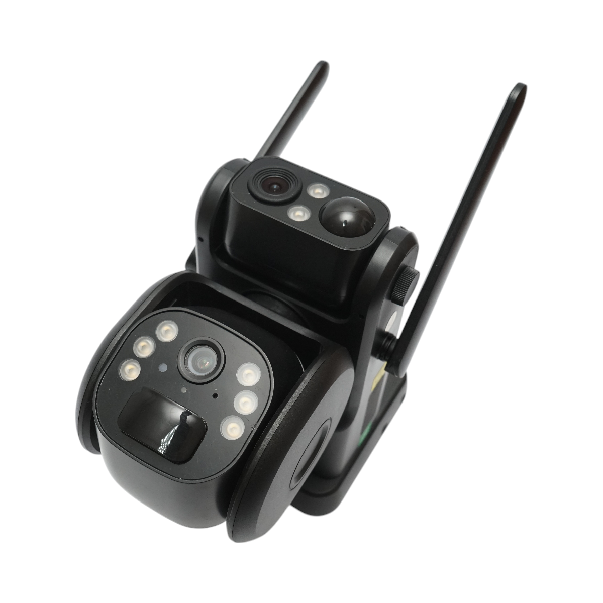 Telecamera di sorveglianza con lente doppia 6 MP, 4G, WIFI 2.4 GHz, pannello solare, batteria da 9.000 mAh, controllo PTZ, sensore di movimento, rilevamento umano PIR, visione notturna e applicazione Ubox - immagine 6