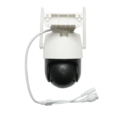 Telecamera di sorveglianza con lente doppia 6 MP, P2P WIFI 2.4GHz, rotazione 360° PTZ, sensore di movimento, sirena, rilevamento umano e applicazione iCSee - immagine 4