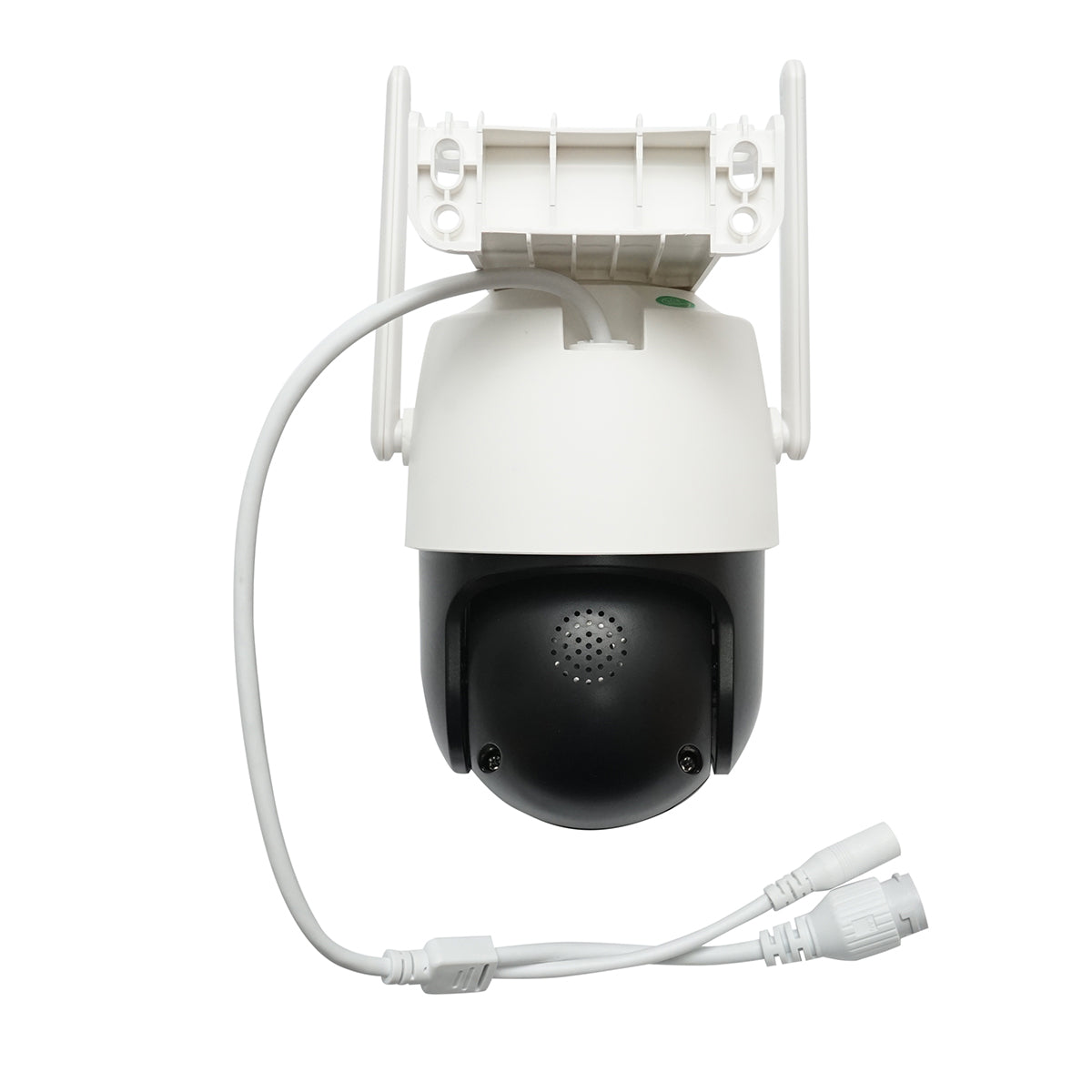 Telecamera di sorveglianza con lente doppia 6 MP, P2P WIFI 2.4GHz, rotazione 360° PTZ, sensore di movimento, sirena, rilevamento umano e applicazione iCSee - immagine 4