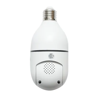 Telecamera di sorveglianza smart-bulb 2 MP, rotazione 360° PTZ, P2P WIFI 2.4GHz, tipo lampadina E27 con sensore di movimento e applicazione iCSee - immagine 3