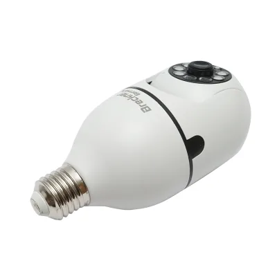Telecamera di sorveglianza smart-bulb 2 MP, rotazione 360° PTZ, P2P WIFI 2.4GHz, tipo lampadina E27 con sensore di movimento e applicazione iCSee - immagine 5