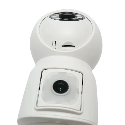 Telecamera di sorveglianza smart-bulb con lente doppia 4 MP, rotazione 360° PTZ, WIFI 2.4GHz, tipo lampadina E27 con sensore di movimento e applicazione iCSee - immagine 5