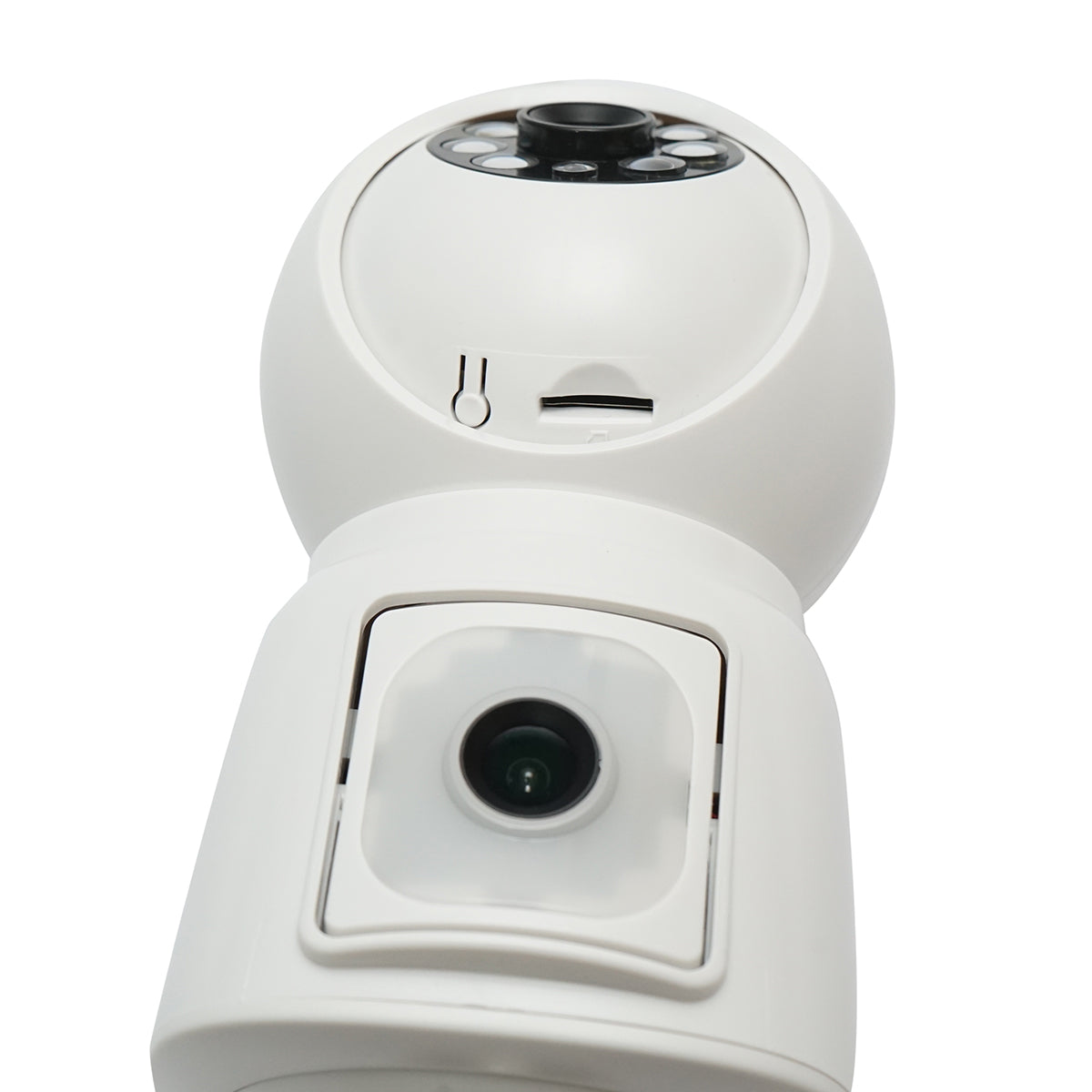 Telecamera di sorveglianza smart-bulb con lente doppia 4 MP, rotazione 360° PTZ, WIFI 2.4GHz, tipo lampadina E27 con sensore di movimento e applicazione iCSee - immagine 5