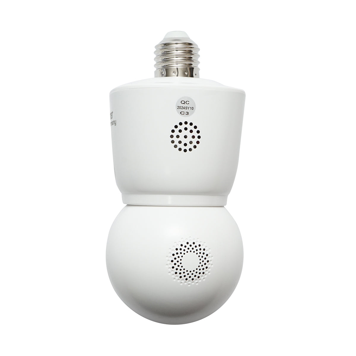 Telecamera di sorveglianza smart-bulb con lente doppia 4 MP, rotazione 360° PTZ, WIFI 2.4GHz, tipo lampadina E27 con sensore di movimento e applicazione iCSee - immagine 3