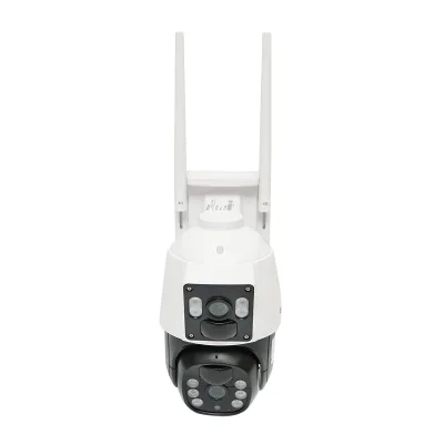 Telecamera di videosorveglianza 4G, girevole 24 ore su 24, 7 giorni su 7, 2 obiettivi, completamente autonoma, ricarica con pannello solare, PTZ, 1080P, PIR, IP66 - immagine 3