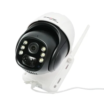 Telecamera di videosorveglianza 4G, rotante 24 ore su 24, 7 giorni su 7, completamente autonoma, ricarica con pannello solare, PTZ, 1080P, PIR, IP66 - immagine 3