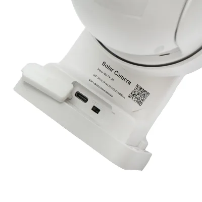 Telecamera di videosorveglianza 4MP, WIFI 4G rotante con pannello solare 5W, PTZ, 1080P, UBOX - immagine 6