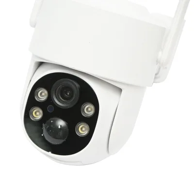 Telecamera di videosorveglianza 4MP, WIFI 4G rotante con pannello solare 5W, PTZ, 1080P, UBOX - immagine 4