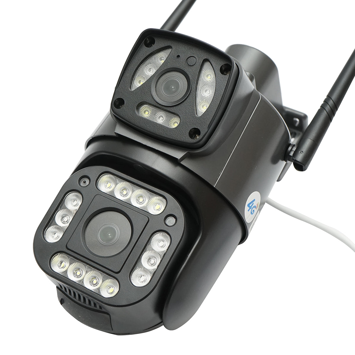 Telecamera di videosorveglianza a doppio obiettivo da 8 MP, 4G 1080P, PTZ con sensore di movimento, rilevamento umano e applicazione V380 Pro - immagine 4
