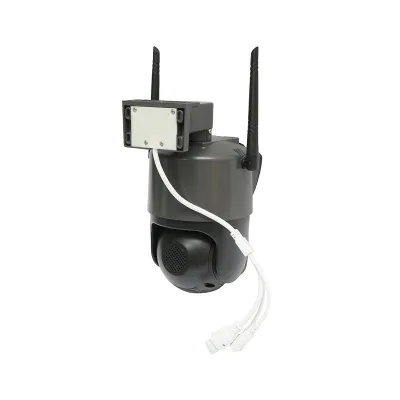 Telecamera di videosorveglianza a doppio obiettivo da 8 MP, P2P WIFI 2.4G 1080P, PTZ con sensore di movimento, rilevamento umano e applicazione V380 Pro - immagine 3