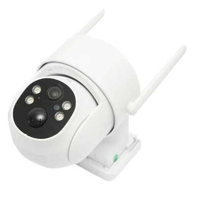 Telecamera di videosorveglianza con pannello solare Scheda SIM 4MP WIFI 4G, PTZ ruotante a 360 gradi con sensore di movimento, rilevamento presenza umana e applicazione iCSee - immagine 3