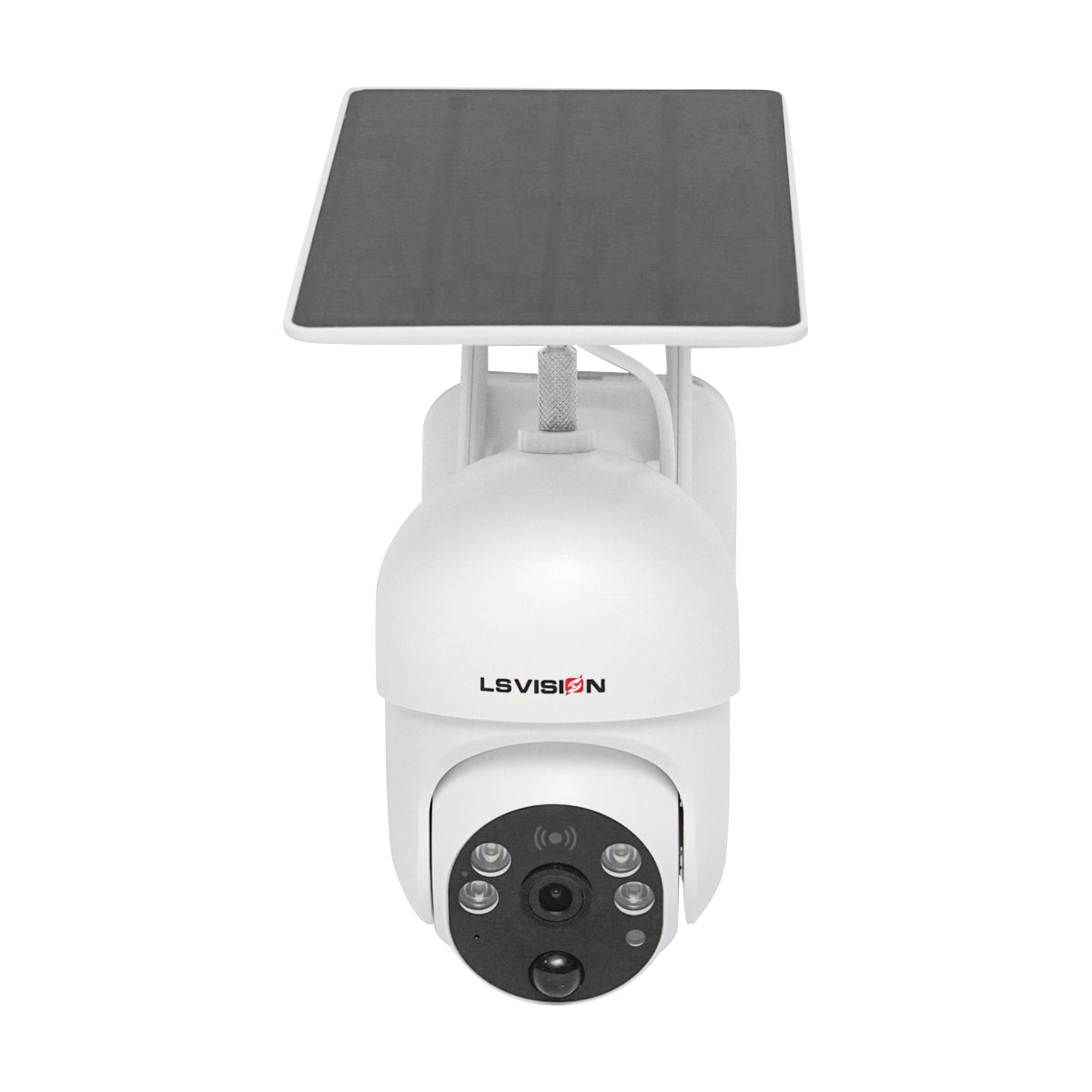 Telecamera di videosorveglianza con slot per sim card 4G rotante con pannello solare 3.5W, PTZ, 4G 1080P HD - immagine 2