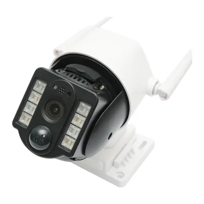 Telecamera di videosorveglianza da 3MP, WIFI 4G rotante con pannello solare da 5W, PTZ, 1080P, sensore di movimento, visione notturna, applicazione V380 Pro - immagine 4