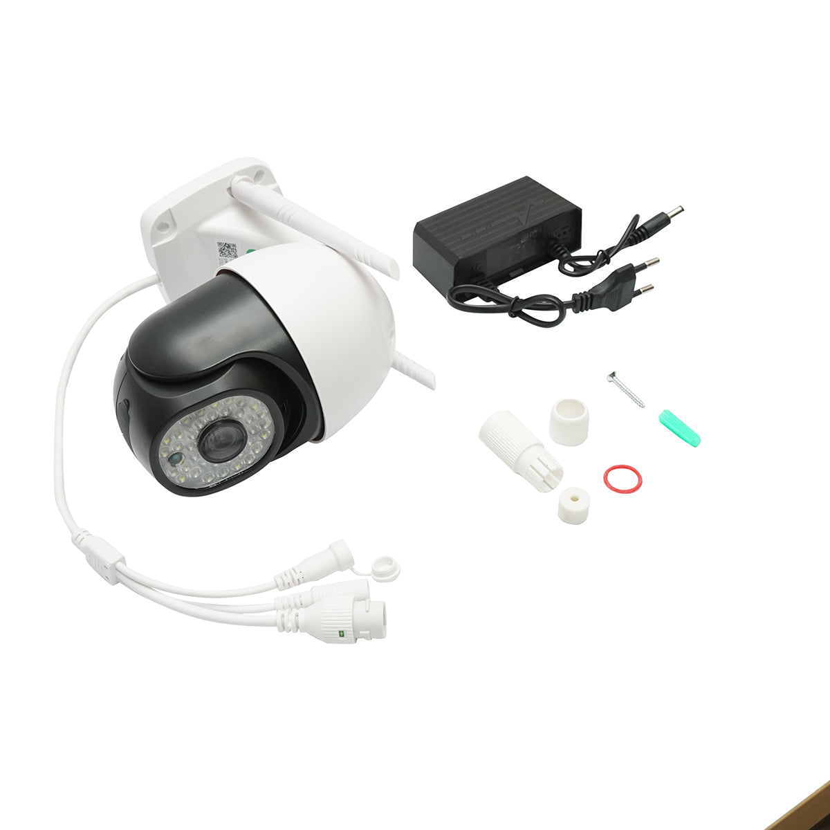 Telecamera di videosorveglianza intelligente P2P WIFI e 4G 3MP, sensore di movimento, rilevamento umano, visione notturna, PTZ rotante a 355 gradi, applicazione V380 Pro - immagine 2