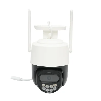 Telecamera di videosorveglianza intelligente WIFI 1080P da esterno, doppia lente, sensore di movimento PTZ, ruotabile di 360 gradi, 220 V ICSee