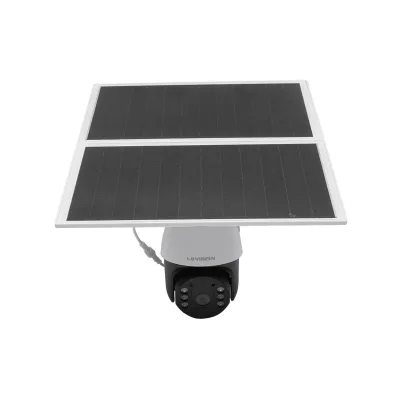 Telecamera di videosorveglianza LS-4GS50 24/7 rotante completamente autonoma 10-15 giorni/ricarica con pannello solare 4.3W, PTZ, 4G, 1080P LS Vision - immagine 2