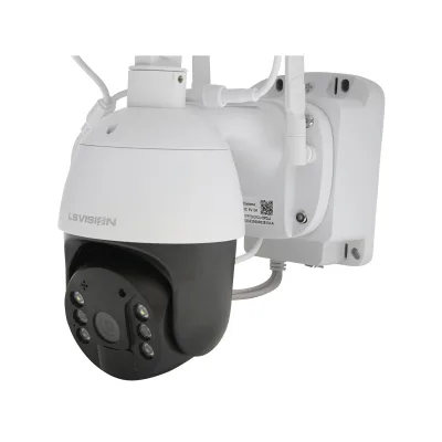 Telecamera di videosorveglianza LS-4GS50 24/7 rotante completamente autonoma 10-15 giorni/ricarica con pannello solare 4.3W, PTZ, 4G, 1080P LS Vision - immagine 5