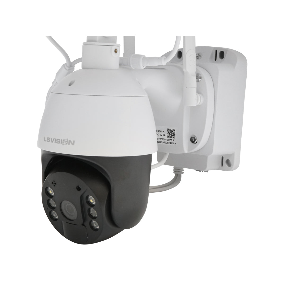 Telecamera di videosorveglianza LS-4GS50 24/7 rotante completamente autonoma 10-15 giorni/ricarica con pannello solare 4.3W, PTZ, 4G, 1080P LS Vision - immagine 5