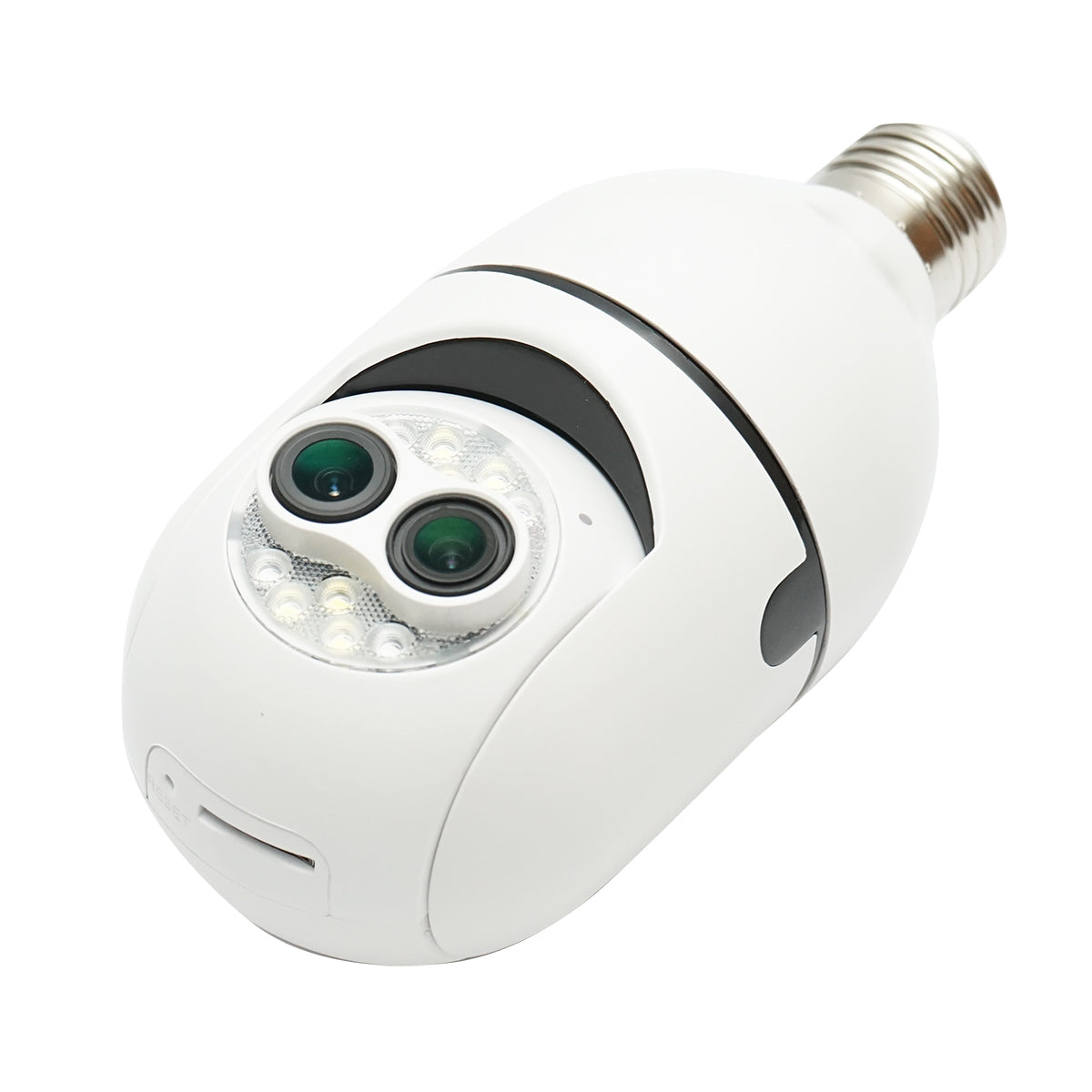 Telecamera di videosorveglianza PTZ a doppia lente con lampadina intelligente, WIFI 2.4G 1080P, tipo lampadina E27 con sensore di movimento, rilevamento presenza umana e applicazione iCSee - immagine 4