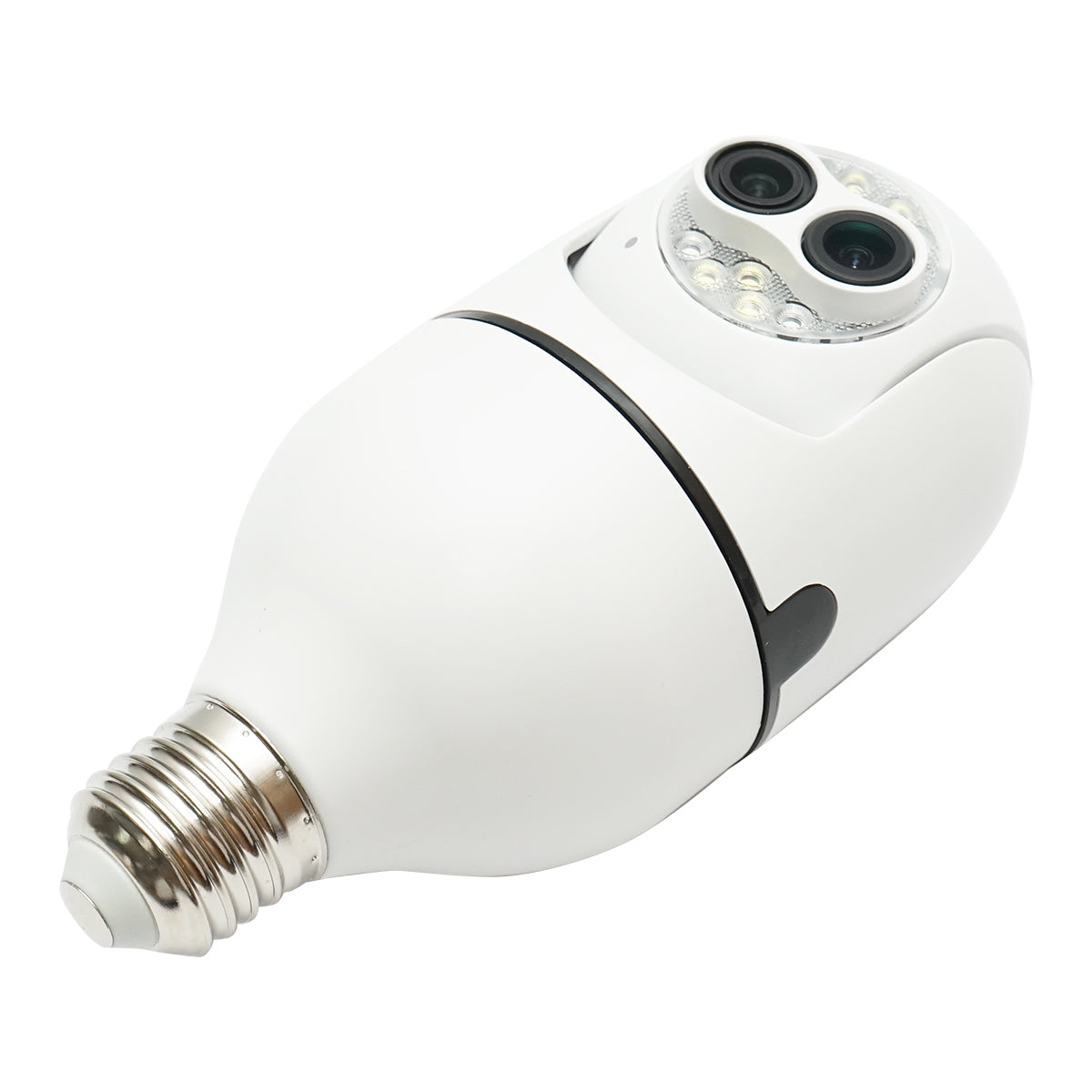 Telecamera di videosorveglianza PTZ a doppia lente con lampadina intelligente, WIFI 2.4G 1080P, tipo lampadina E27 con sensore di movimento, rilevamento presenza umana e applicazione iCSee - immagine 5