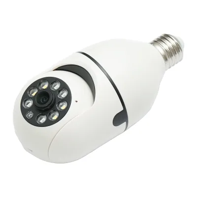 Telecamera di videosorveglianza PTZ con lampadina intelligente, WIFI 2.4G 1080P, lampadina E27 con sensore di movimento e applicazione iCSee Breckner Germany - immagine 4