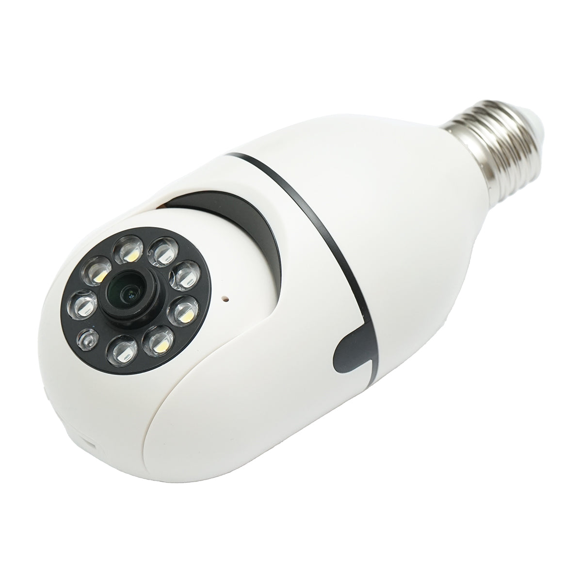 Telecamera di videosorveglianza PTZ con lampadina intelligente, WIFI 2.4G 1080P, lampadina E27 con sensore di movimento e applicazione iCSee Breckner Germany - immagine 4