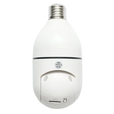 Telecamera di videosorveglianza PTZ con lampadina intelligente, WIFI 2.4G 1080P, lampadina E27 con sensore di movimento e applicazione iCSee Breckner Germany - immagine 3