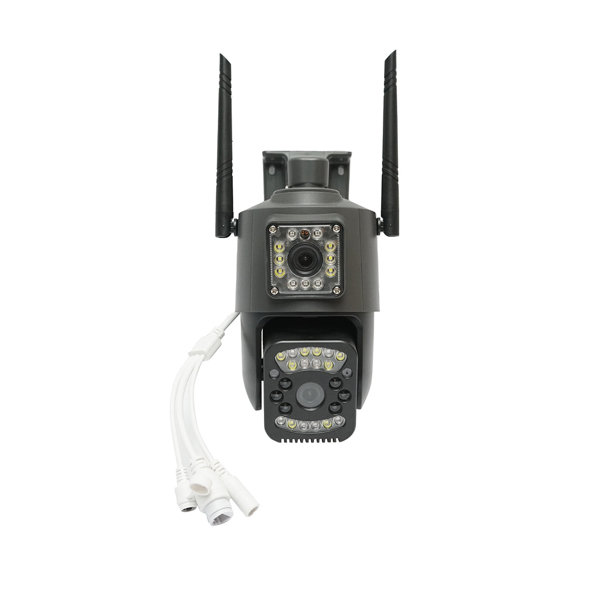 Telecamera di videosorveglianza Smart P2P WIFI 2.4G, sensore di movimento, rilevamento umano, visione notturna, PTZ rotante a 355 gradi, applicazione V380 Pro