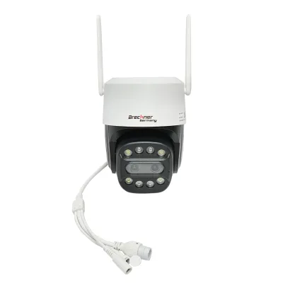 Telecamera di videosorveglianza WIFI per interni/esterni 4M ultra HD, PTZ, sensore di movimento, rotante, 90 gradi, 220V IP66 - immagine 2