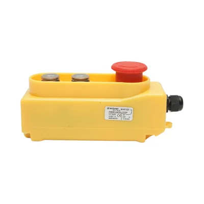 Telecomando industriale con 2 comandi, compatibile con AC 250V/5A – 500V/2A, dotato di pulsante di arresto d’emergenza. Breckner Germany - immagine 4